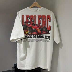 Vintage Charles Leclerc Prince of Monaco Shirt, Ferrari F1 Retro T-Shirt, Formul
